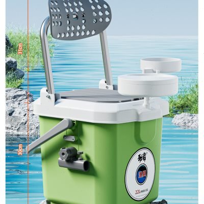 The new multi-purpose fishing tank can be filled with a thick, super-light full gear and a live fish barrel stand